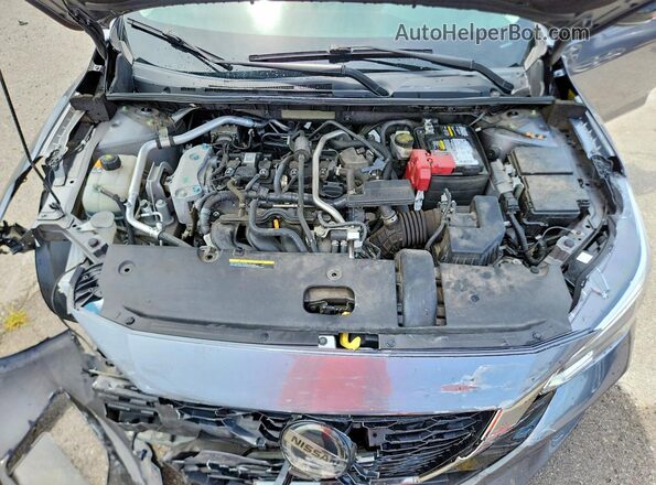 3N1AB8DV4MY201966 2021 NISSAN SENTRA Gray Widok wnętrza z tyłu