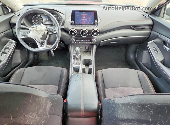 3N1AB8DV4MY201966 2021 NISSAN SENTRA Серый Вид панели приборов