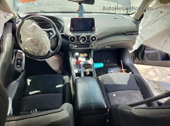 3N1AB8DV4MY209680 2021 NISSAN SENTRA Gray Առջևի վահանակի տեսք
