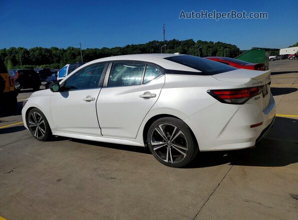 3N1AB8DV4MY258135 2021 NISSAN SENTRA White Tył lewy