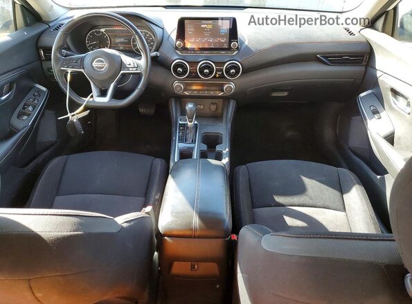 3N1AB8DV4MY258135 2021 NISSAN SENTRA White Widok deski rozdzielczej