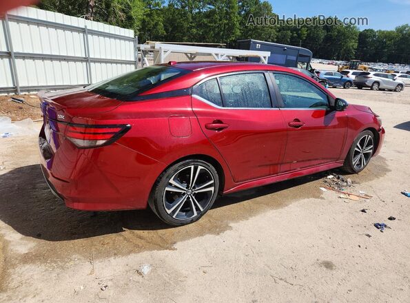 3N1AB8DV4MY285612 2021 NISSAN SENTRA Red Задня права чверть