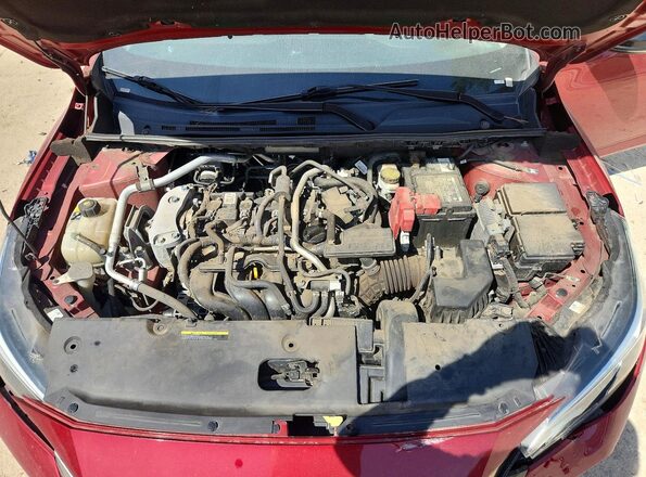 3N1AB8DV4MY285612 2021 NISSAN SENTRA Red Вид задньої частини салону