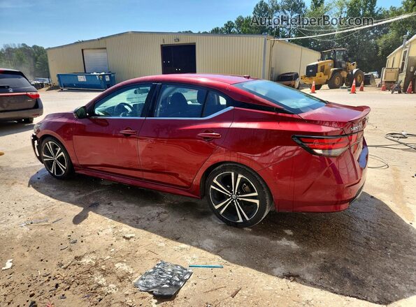 3N1AB8DV4MY285612 2021 NISSAN SENTRA Red Задня ліва чверть