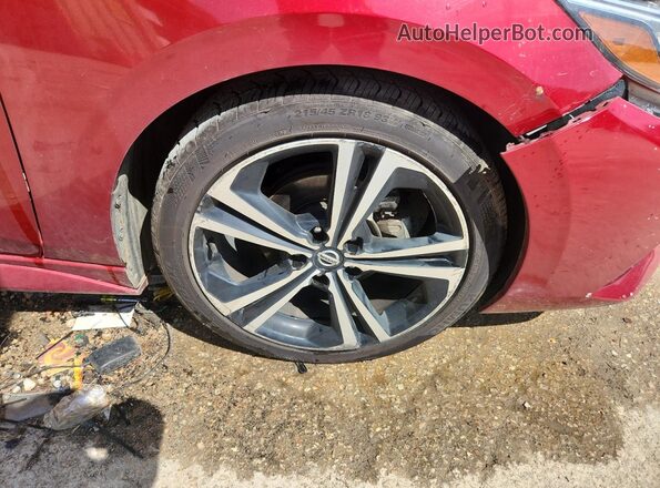 3N1AB8DV4MY285612 2021 NISSAN SENTRA Red 