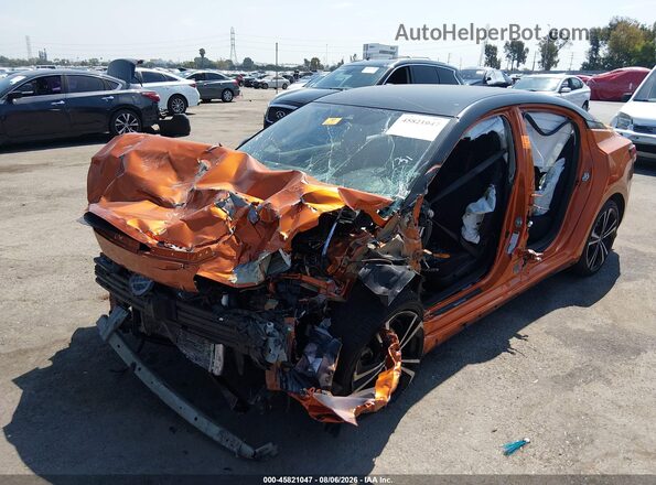 3N1AB8DV4MY309729 2021 NISSAN SENTRA Orange Դիմացի տեսք