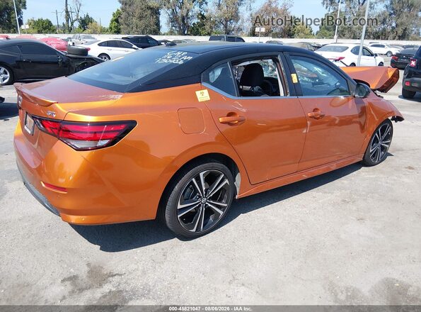 3N1AB8DV4MY309729 2021 NISSAN SENTRA Orange Հետևի աջ