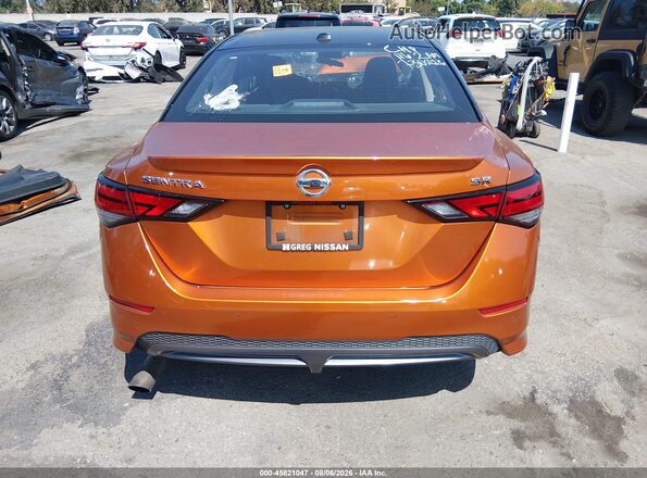3N1AB8DV4MY309729 2021 NISSAN SENTRA Orange 