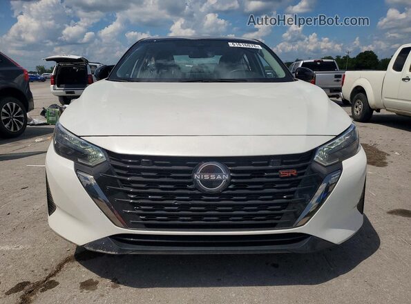 3N1AB8DV4SY422948 2025 NISSAN SENTRA White წინა ხედი