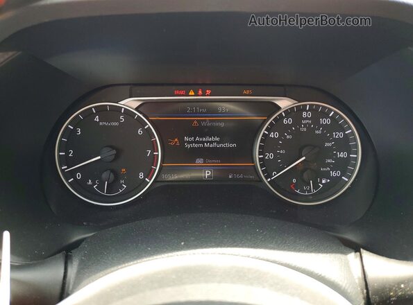 3N1AB8DV4SY422948 2025 NISSAN SENTRA White ხელსაწყოთა პანელის ხედი