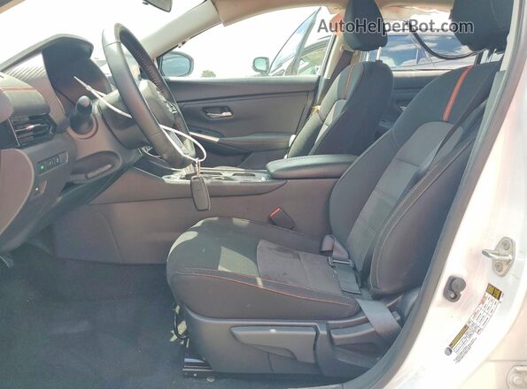 3N1AB8DV4SY422948 2025 NISSAN SENTRA White წინა სალონის ხედი