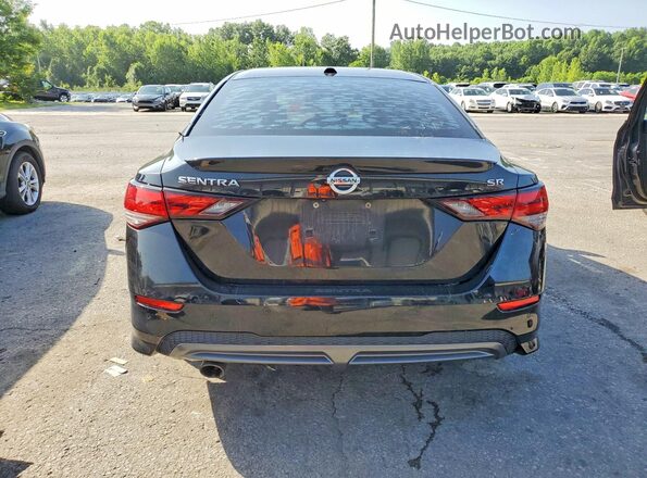 3N1AB8DV5MY267958 2021 NISSAN SENTRA Black უკანა ხედი