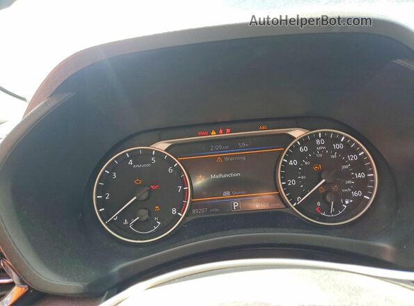 3N1AB8DV5MY291824 2021 NISSAN SENTRA Black Instrument cluster view