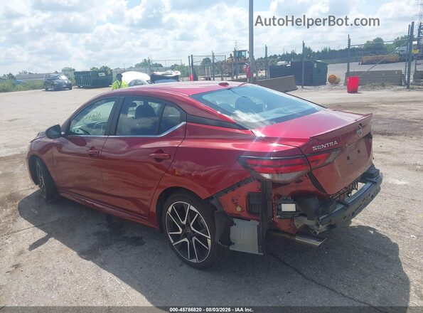 3N1AB8DV5RY328619 2024 NISSAN SENTRA Красный Задняя левая четверть