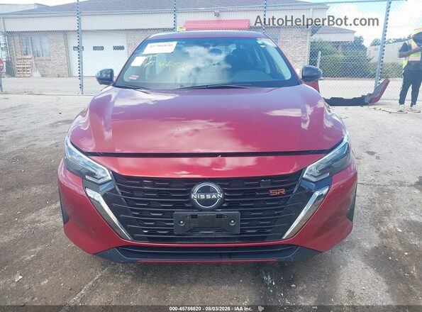 3N1AB8DV5RY328619 2024 NISSAN SENTRA Красный Вид панели приборов