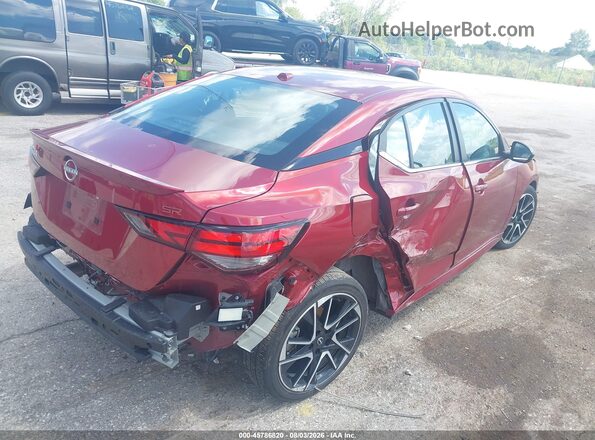 3N1AB8DV5RY328619 2024 NISSAN SENTRA Красный Задняя правая четверть
