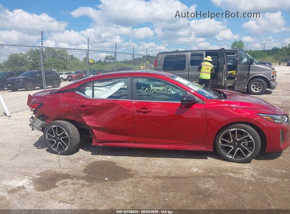 3N1AB8DV5RY328619 2024 NISSAN SENTRA Красный Вид щитка приборов