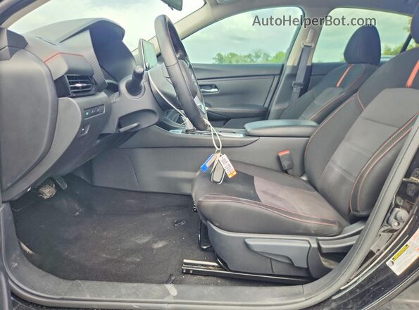 3N1AB8DV5SY256004 2025 NISSAN SENTRA Black Вид салону спереду
