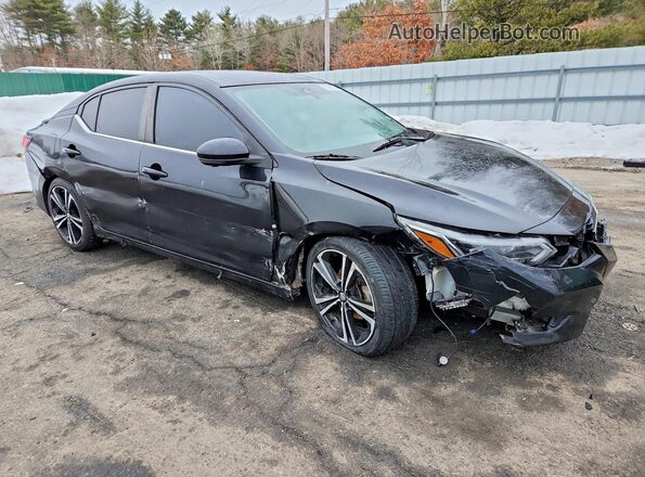 3N1AB8DV6MY290780 2021 NISSAN SENTRA Black Delantero derecho