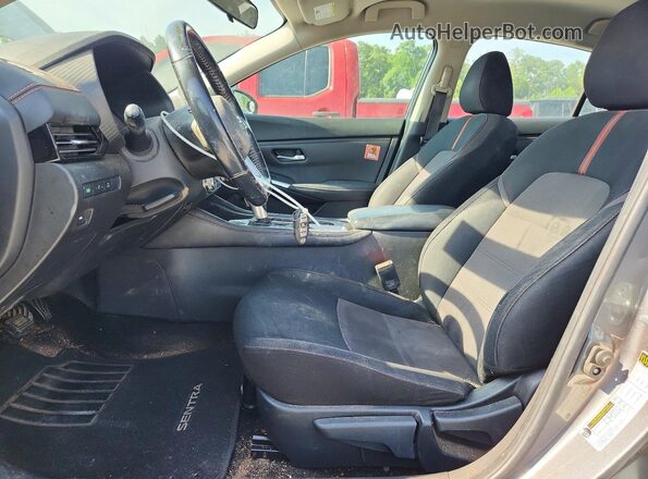 3N1AB8DV6MY307433 2021 NISSAN SENTRA Gray წინა სალონის ხედი