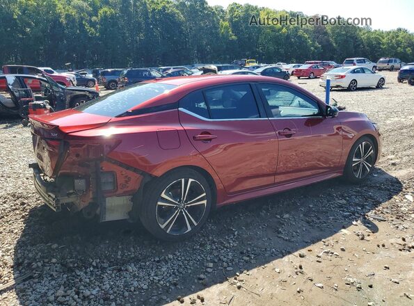 3N1AB8DV7MY210581 2021 NISSAN SENTRA Red უკანა მარჯვენა
