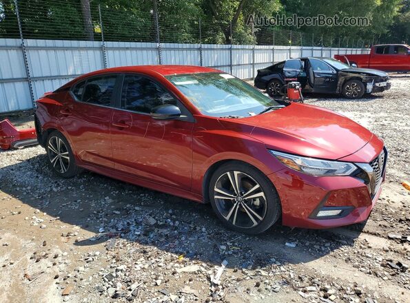 3N1AB8DV7MY210581 2021 NISSAN SENTRA Red წინა მარჯვენა