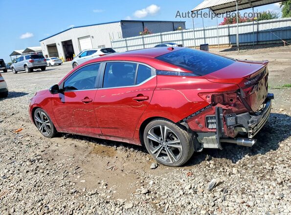 3N1AB8DV7MY210581 2021 NISSAN SENTRA Red უკანა მარცხენა
