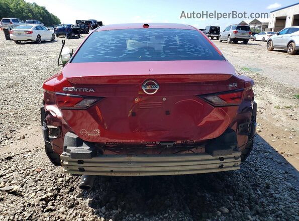 3N1AB8DV7MY210581 2021 NISSAN SENTRA Red უკანა ხედი