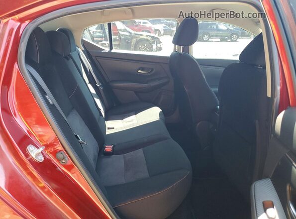 3N1AB8DV7MY210581 2021 NISSAN SENTRA Red უკანა სავარძლების ხედი