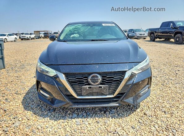 3N1AB8DV7MY279271 2021 NISSAN SENTRA Black Դիմացի տեսք