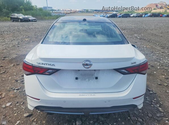3N1AB8DV7MY300782 2021 NISSAN SENTRA White უკანა ხედი