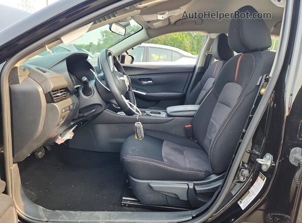 3N1AB8DV7SY307910 2025 NISSAN SENTRA Black Вид салону спереду