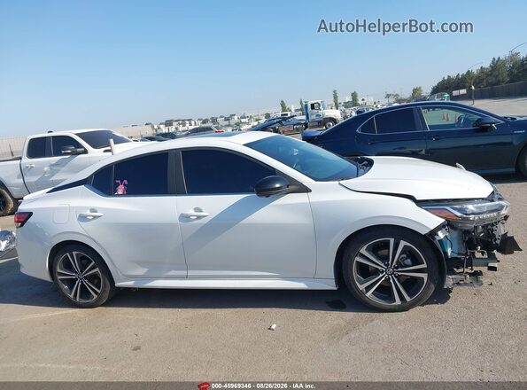 3N1AB8DV8MY306753 2021 NISSAN SENTRA White უკანა სალონის ხედი