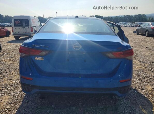 3N1AB8DV8RY201864 2024 NISSAN SENTRA Blue Rear view