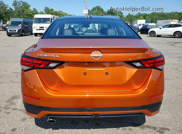 3N1AB8DV8SY234269 2025 NISSAN SENTRA Orange Vista trasera
