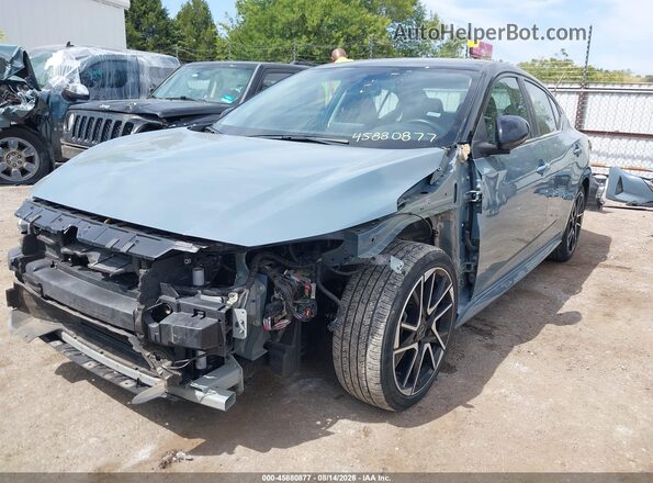 3N1AB8DV8SY259916 2025 NISSAN SENTRA Gray Առջևի ձախ երեք քառորդ տեսարան