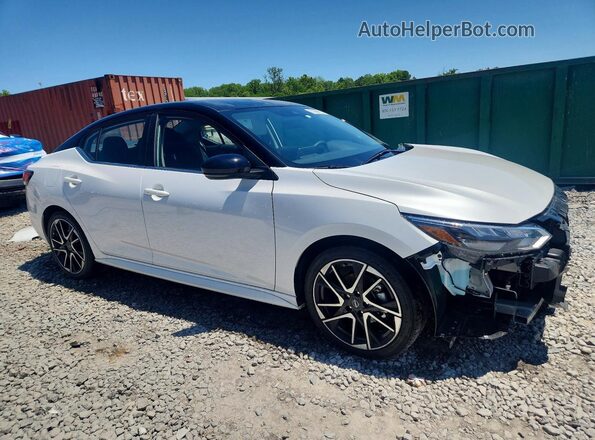 3N1AB8DV8SY386424 2025 NISSAN SENTRA Белый Передняя правая четверть