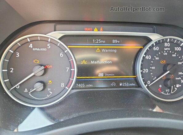 3N1AB8DV8SY386424 2025 NISSAN SENTRA Белый Вид щитка приборов