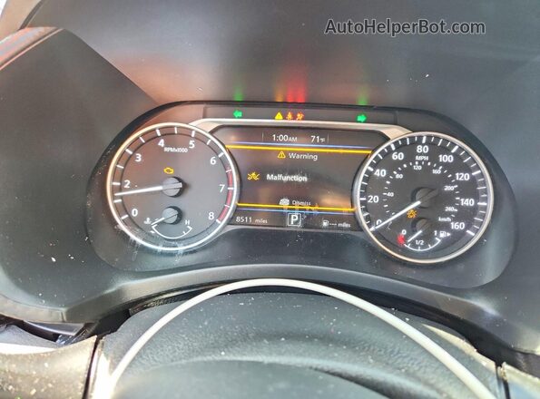 3N1AB8DV8SY428431 2025 NISSAN SENTRA Gray Вид щитка приладів