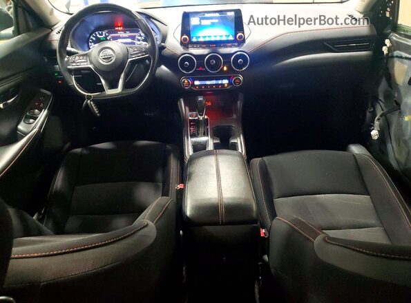 3N1AB8DV9MY301822 2021 NISSAN SENTRA Gray Dashboard view