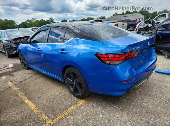 3N1AB8DV9PY242517 2023 NISSAN SENTRA Blue Tył lewy