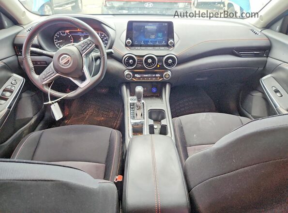 3N1AB8DV9PY242517 2023 NISSAN SENTRA Blue Widok deski rozdzielczej