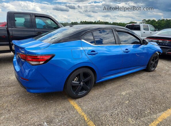 3N1AB8DV9PY242517 2023 NISSAN SENTRA Blue Tył prawy