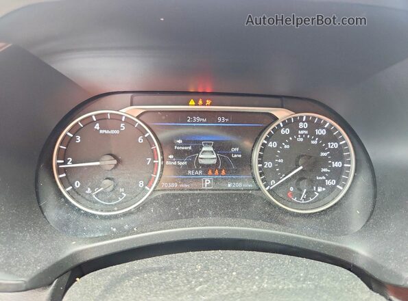 3N1AB8DV9PY242517 2023 NISSAN SENTRA Blue Widok zestawu wskaźników