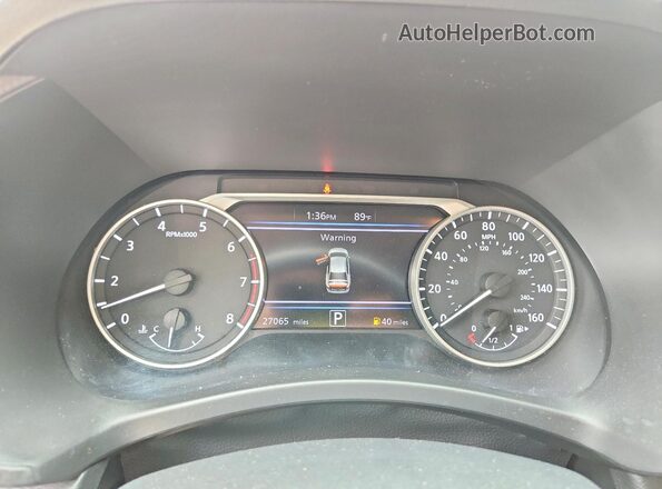 3N1AB8DV9RY352390 2024 NISSAN SENTRA Gray Vista del cuadro de instrumentos