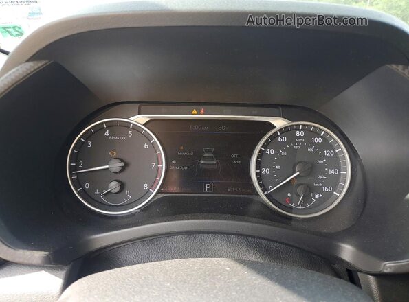 3N1AB8DV9SY264557 2025 NISSAN SENTRA Blue ხელსაწყოთა პანელის ხედი