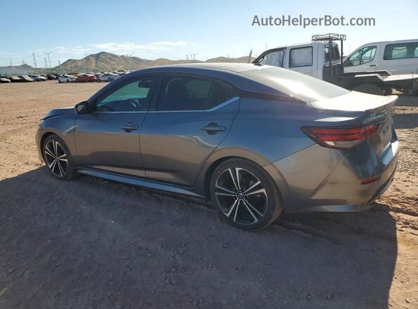 3N1AB8DVXMY219498 2021 NISSAN SENTRA Gray Rear left
