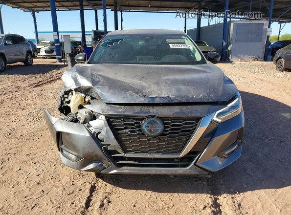3N1AB8DVXMY219498 2021 NISSAN SENTRA Gray Front view