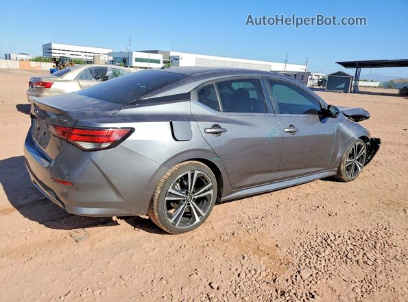 3N1AB8DVXMY219498 2021 NISSAN SENTRA Gray Rear right