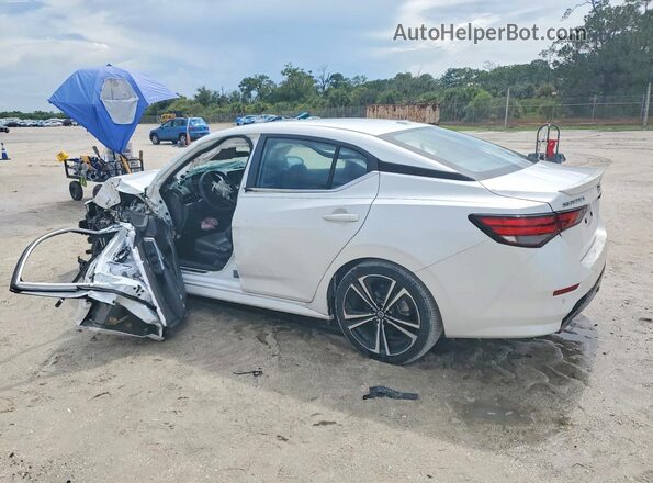 3N1AB8DVXMY225267 2021 NISSAN SENTRA White Rear left